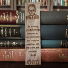 Load image into Gallery viewer, CHRISTIAN BOOKMARKS - Cornelius Van Til - Bookmark - The Reformed Sage - #reformed# - #reformed_gifts# - #christian_gifts#
