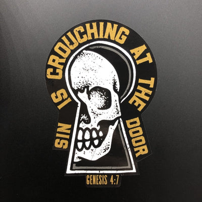 Decal - Crouching - Decal - The Reformed Sage - reformed - reformed_gifts - christian_gifts