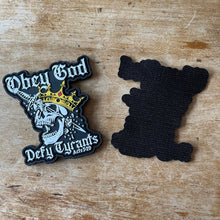 Load image into Gallery viewer, PVCPATCH - Defy Tyrants - PVC Patch - The Reformed Sage - #reformed# - #reformed_gifts# - #christian_gifts#
