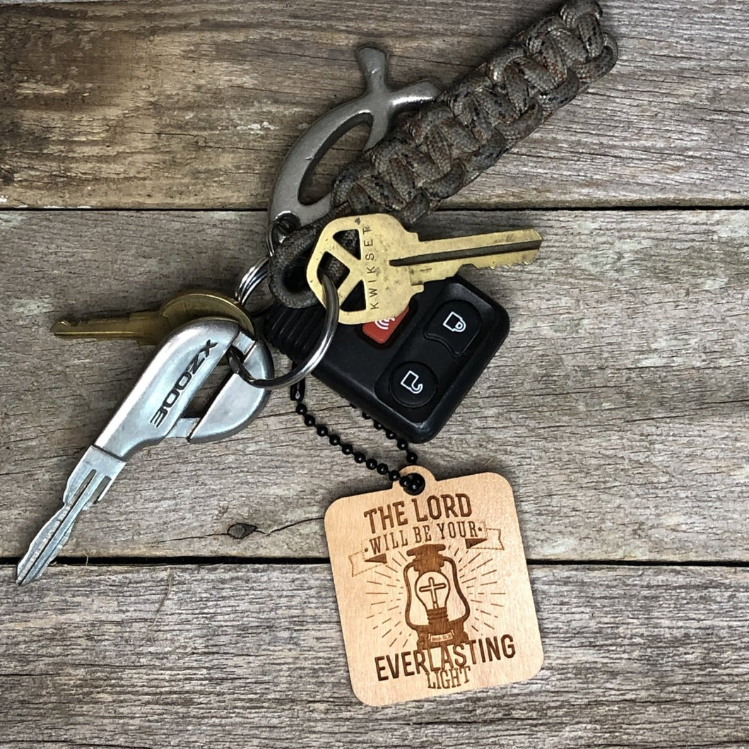 Keyring - Everlasting Light - Keychain - The Reformed Sage - #reformed# - #reformed_gifts# - #christian_gifts#