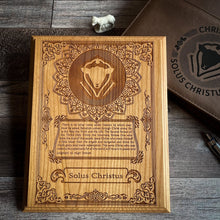 Load image into Gallery viewer, Engravedwood - Five Sola Seal Set - Engraved Wood Art - The Reformed Sage - #reformed# - #reformed_gifts# - #christian_gifts#
