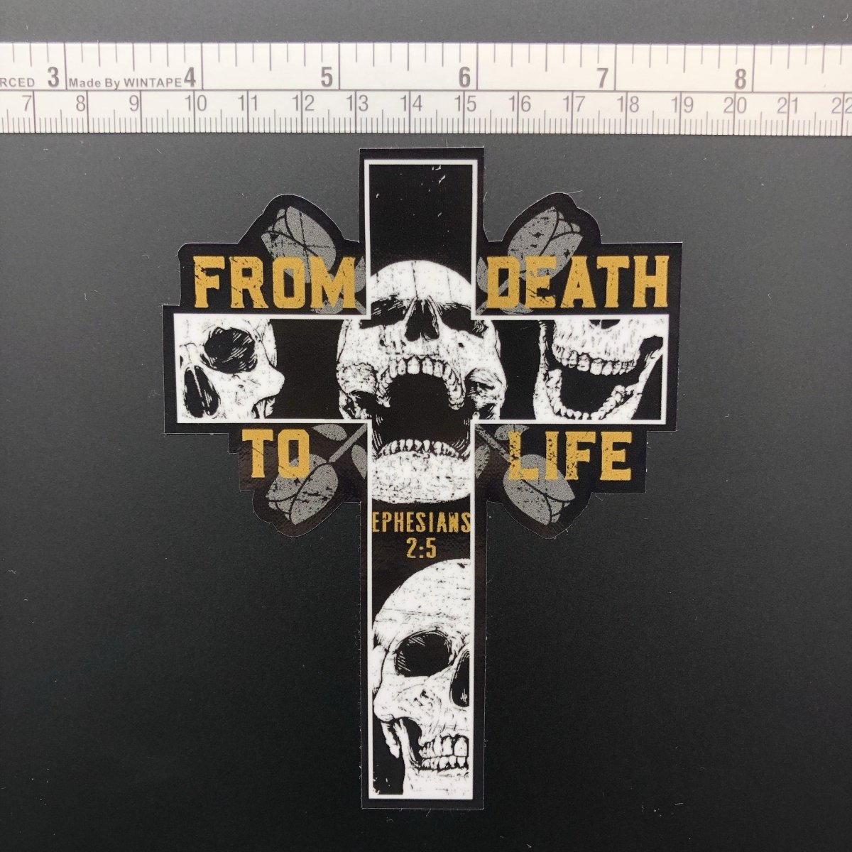 Decal - From Death to Life - Decal - The Reformed Sage - reformed - reformed_gifts - christian_gifts