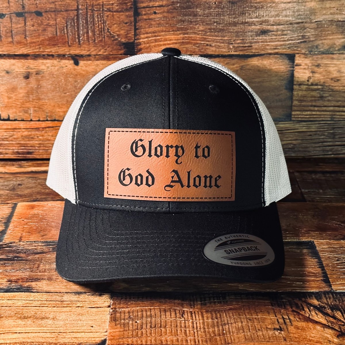 Hat - Glory to God Alone - Patch Hat - The Reformed Sage - #reformed# - #reformed_gifts# - #christian_gifts#