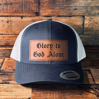 Hat - Glory to God Alone - Patch Hat - The Reformed Sage - #reformed# - #reformed_gifts# - #christian_gifts#