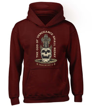 Load image into Gallery viewer, Hoodie - God of Vengeance - Hoodie - The Reformed Sage - #reformed# - #reformed_gifts# - #christian_gifts#
