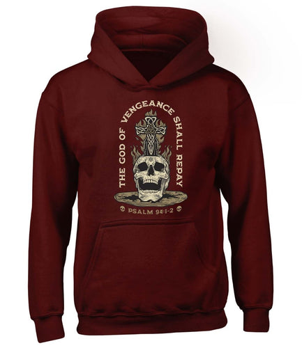 Hoodie - God of Vengeance - Hoodie - The Reformed Sage - #reformed# - #reformed_gifts# - #christian_gifts#
