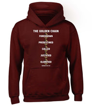 Load image into Gallery viewer, Hoodie - Golden Chain - Hoodie - The Reformed Sage - #reformed# - #reformed_gifts# - #christian_gifts#
