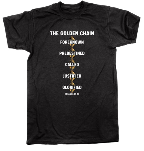 Shirt - Golden Chain - Tee - The Reformed Sage - #reformed# - #reformed_gifts# - #christian_gifts#