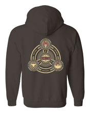 Load image into Gallery viewer, Zip up hoodie - Greek Trinity - Zip Hoodie - The Reformed Sage - #reformed# - #reformed_gifts# - #christian_gifts#

