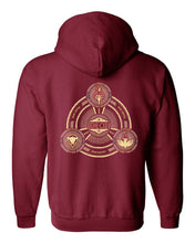 Load image into Gallery viewer, Zip up hoodie - Greek Trinity - Zip Hoodie - The Reformed Sage - #reformed# - #reformed_gifts# - #christian_gifts#
