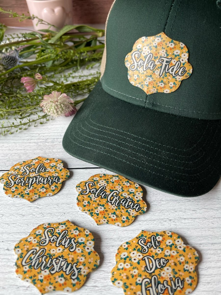 Hat - Green - Patch Hat - The Reformed Sage - #reformed# - #reformed_gifts# - #christian_gifts#