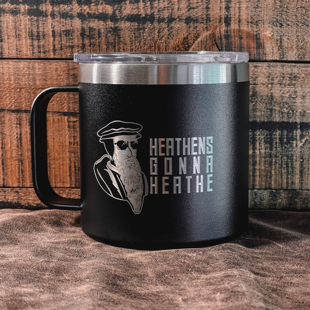 14oz Tumbler - Heathens - 14oz - The Reformed Sage - #reformed# - #reformed_gifts# - #christian_gifts#