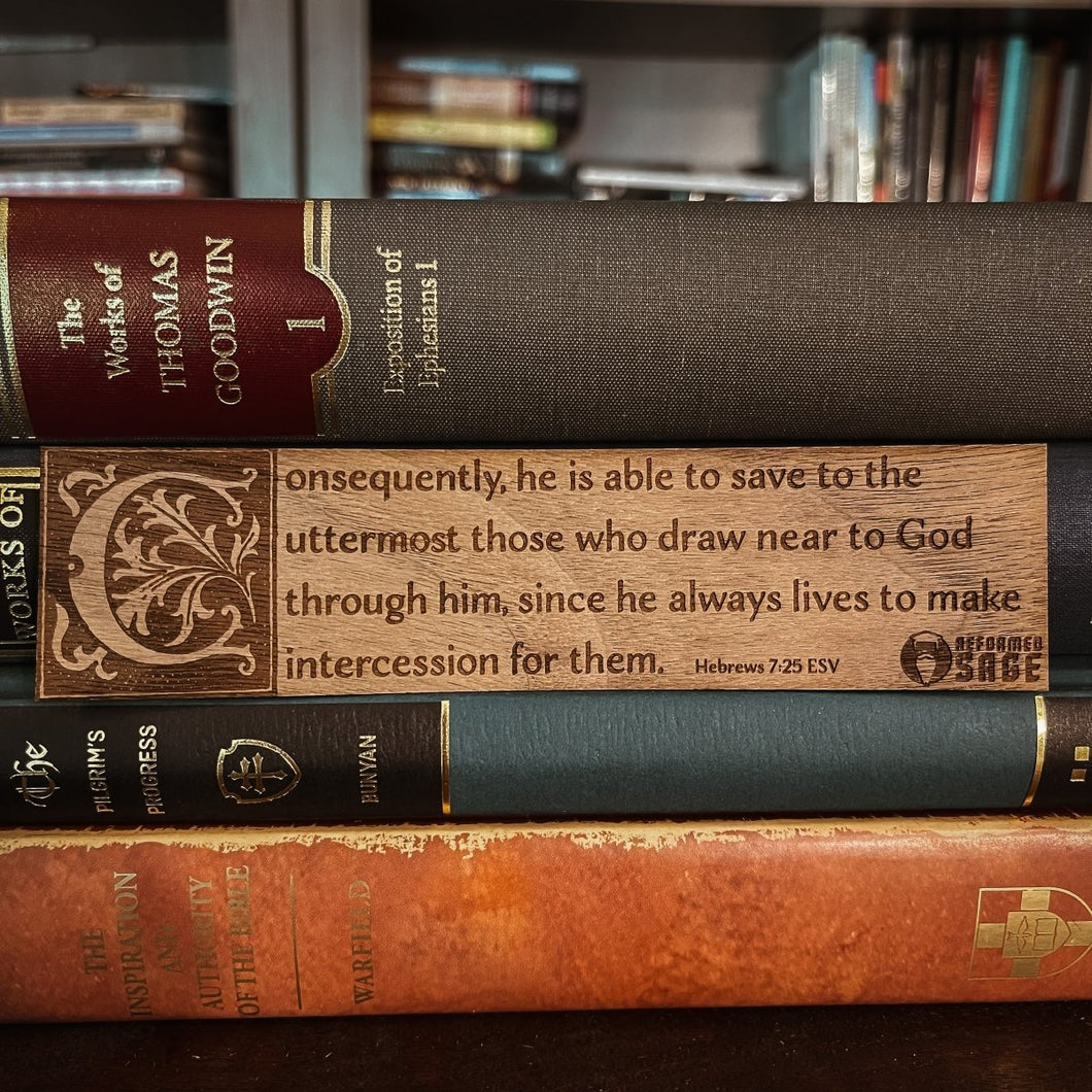 CHRISTIAN BOOKMARKS - Hebrews - Bookmark - The Reformed Sage - #reformed# - #reformed_gifts# - #christian_gifts#