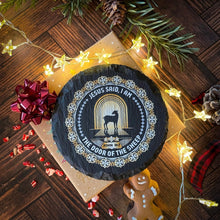 Load image into Gallery viewer, Slate Coaster - I AM Series - UV Slate Coaster - The Reformed Sage - #reformed# - #reformed_gifts# - #christian_gifts#
