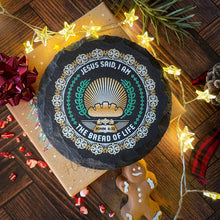 Load image into Gallery viewer, Slate Coaster - I AM Series - UV Slate Coaster - The Reformed Sage - #reformed# - #reformed_gifts# - #christian_gifts#
