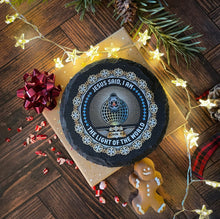 Load image into Gallery viewer, Slate Coaster - I AM Series - UV Slate Coaster - The Reformed Sage - #reformed# - #reformed_gifts# - #christian_gifts#
