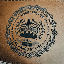 Load image into Gallery viewer, Bible Cover - I AM: The Bread of Life - Bible Cover - The Reformed Sage - #reformed# - #reformed_gifts# - #christian_gifts#
