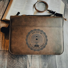 Load image into Gallery viewer, Bible Cover - I AM: The Light of the World - Bible Cover - The Reformed Sage - #reformed# - #reformed_gifts# - #christian_gifts#
