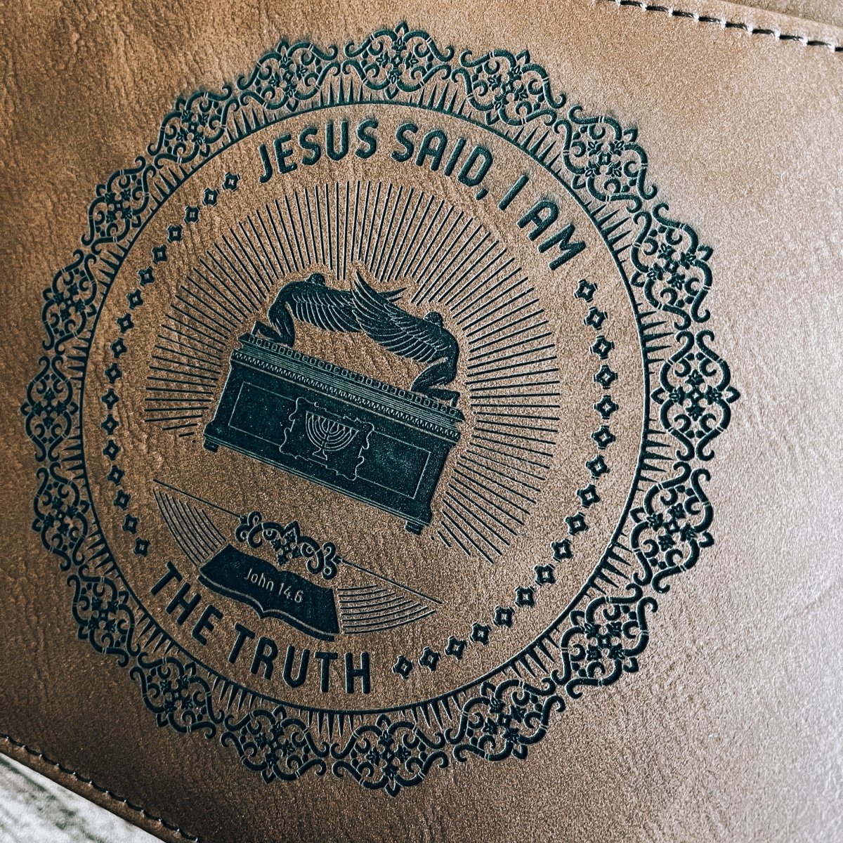 Bible Cover - I AM: The Truth - Bible Cover - The Reformed Sage - #reformed# - #reformed_gifts# - #christian_gifts#