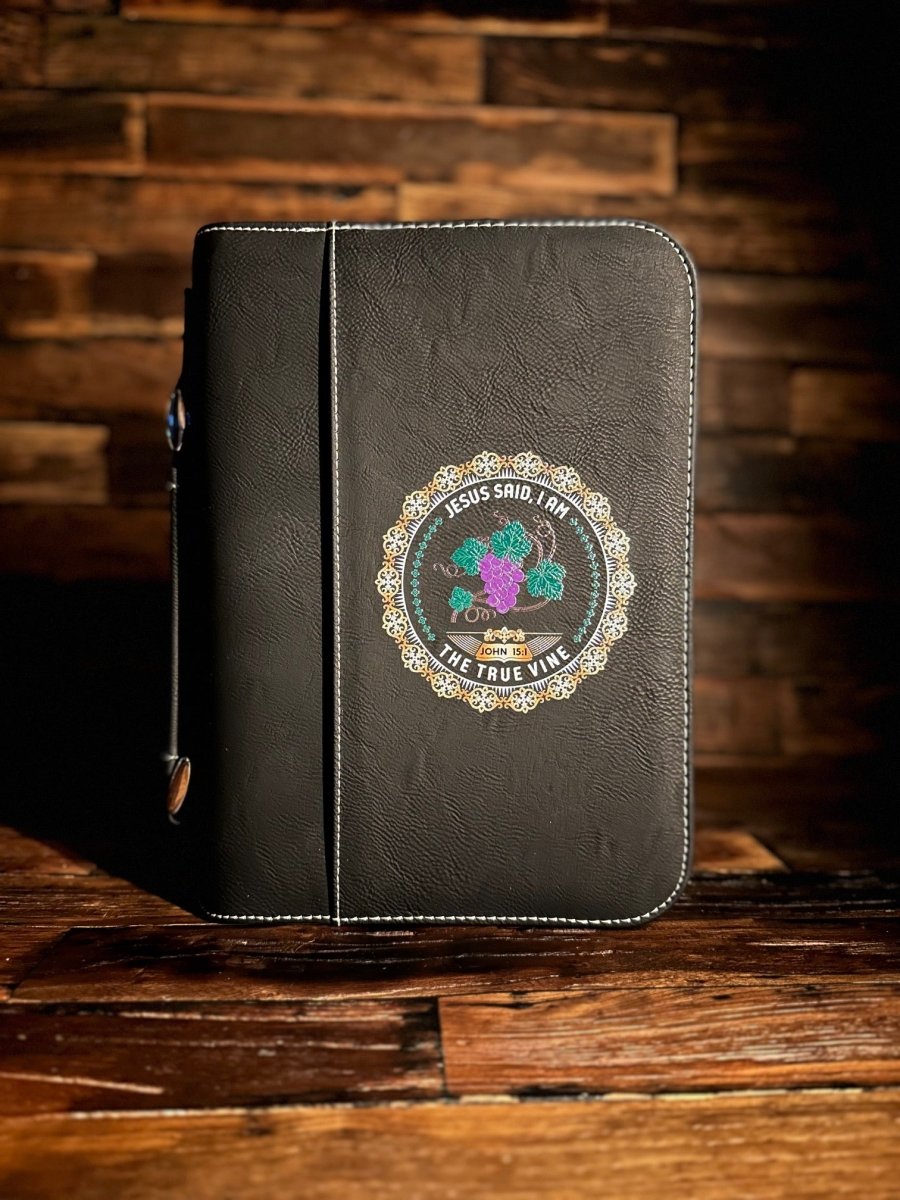 Colored Bible Cover - I AM: The Vine - Colored Bible Cover - The Reformed Sage - #reformed# - #reformed_gifts# - #christian_gifts#