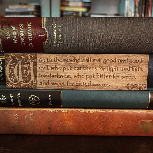 CHRISTIAN BOOKMARKS - Isaiah - Bookmark - The Reformed Sage - #reformed# - #reformed_gifts# - #christian_gifts#