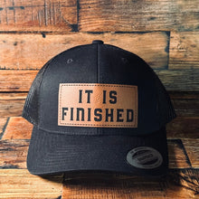 Load image into Gallery viewer, Hat - It Is Finished - Patch Hat - The Reformed Sage - #reformed# - #reformed_gifts# - #christian_gifts#
