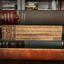 Load image into Gallery viewer, CHRISTIAN BOOKMARKS - John - Bookmark - The Reformed Sage - #reformed# - #reformed_gifts# - #christian_gifts#
