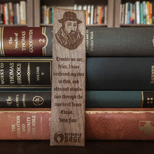 Load image into Gallery viewer, CHRISTIAN BOOKMARKS - John Foxe - Bookmark - The Reformed Sage - #reformed# - #reformed_gifts# - #christian_gifts#
