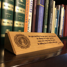 Load image into Gallery viewer, desk plaque - John Owen - Desk plaque - The Reformed Sage - #reformed# - #reformed_gifts# - #christian_gifts#

