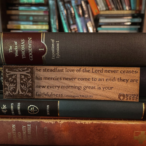CHRISTIAN BOOKMARKS - Lamentations - Bookmark - The Reformed Sage - #reformed# - #reformed_gifts# - #christian_gifts#