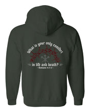 Load image into Gallery viewer, Zip up hoodie - Life &amp; Death - Zip Hoodie - The Reformed Sage - #reformed# - #reformed_gifts# - #christian_gifts#

