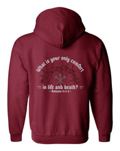 Load image into Gallery viewer, Zip up hoodie - Life &amp; Death - Zip Hoodie - The Reformed Sage - #reformed# - #reformed_gifts# - #christian_gifts#
