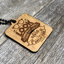 Load image into Gallery viewer, Keyring - Look Carefully - Keychain - The Reformed Sage - #reformed# - #reformed_gifts# - #christian_gifts#
