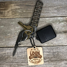 Load image into Gallery viewer, Keyring - Look Carefully - Keychain - The Reformed Sage - #reformed# - #reformed_gifts# - #christian_gifts#
