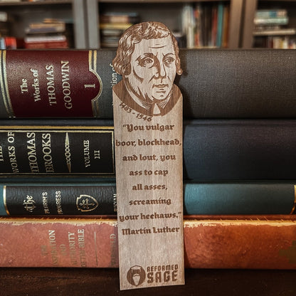 CHRISTIAN BOOKMARKS - Luther's Wit - The Reformed Sage - #reformed# - #reformed_gifts# - #christian_gifts#