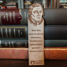 Load image into Gallery viewer, CHRISTIAN BOOKMARKS - Luther&#39;s Wit - The Reformed Sage - #reformed# - #reformed_gifts# - #christian_gifts#
