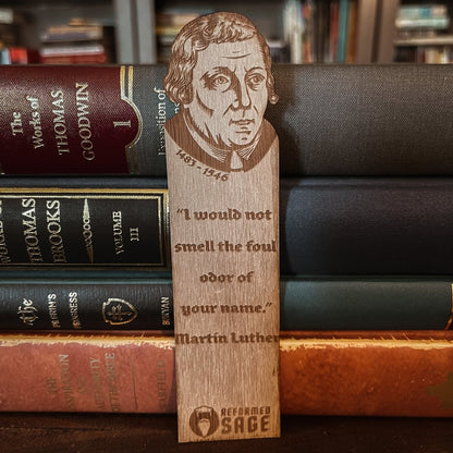 CHRISTIAN BOOKMARKS - Luther's Wit - The Reformed Sage - #reformed# - #reformed_gifts# - #christian_gifts#