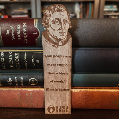 CHRISTIAN BOOKMARKS - Luther's Wit - The Reformed Sage - #reformed# - #reformed_gifts# - #christian_gifts#