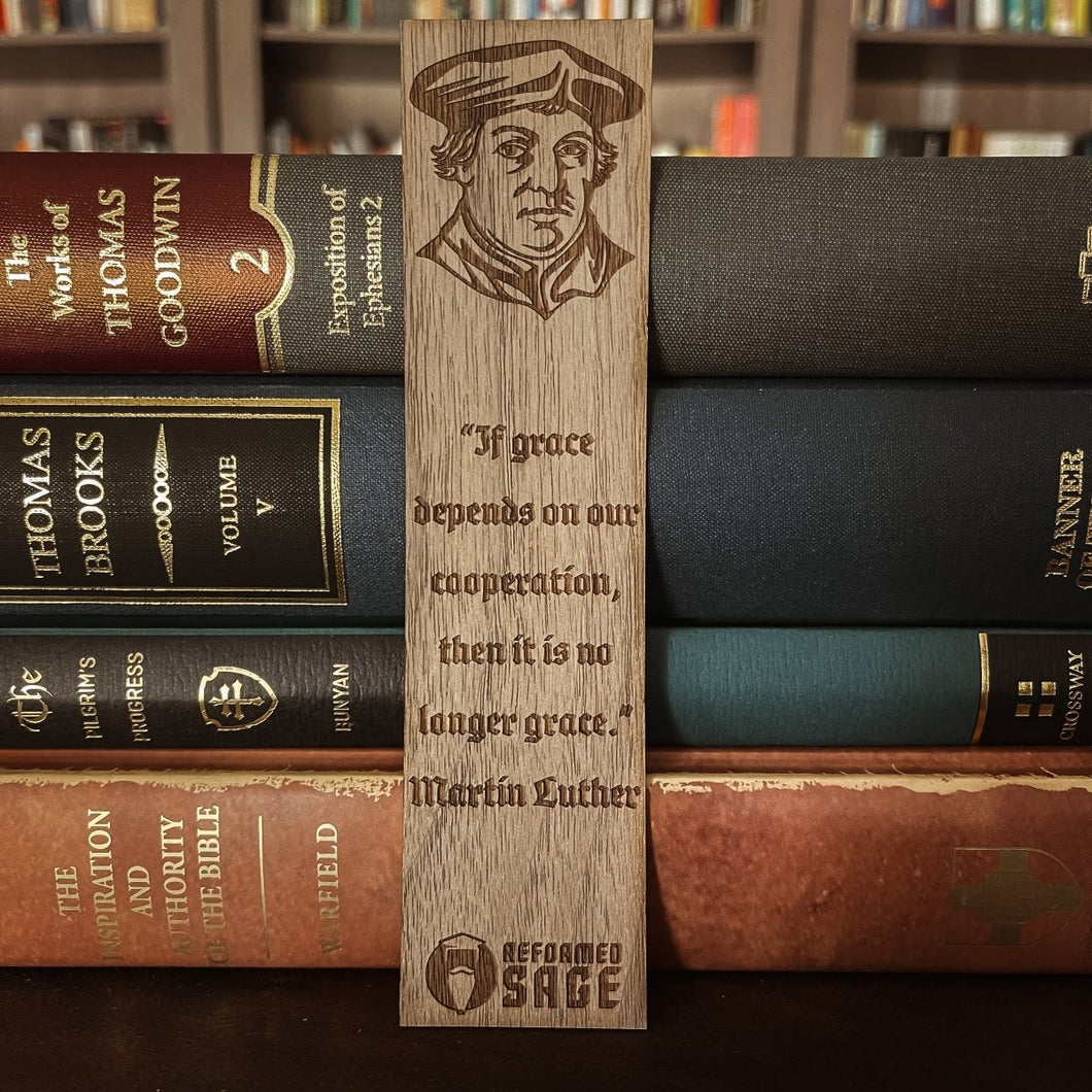 CHRISTIAN BOOKMARKS - Martin Luther - Bookmark - The Reformed Sage - #reformed# - #reformed_gifts# - #christian_gifts#