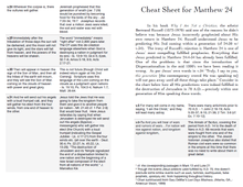 Load image into Gallery viewer, Book - Matthew 24 Cheat Sheet - PDF - The Reformed Sage - #reformed# - #reformed_gifts# - #christian_gifts#
