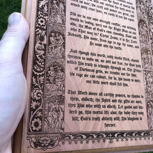 Load image into Gallery viewer, Engravedwood - Mighty Fortress - Engraved Wood Art - The Reformed Sage - #reformed# - #reformed_gifts# - #christian_gifts#
