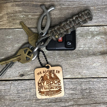 Load image into Gallery viewer, Keyring - My Rock - Keychain - The Reformed Sage - #reformed# - #reformed_gifts# - #christian_gifts#
