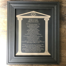 Load image into Gallery viewer, Wall art - Nicene Creed - Wall Art - The Reformed Sage - #reformed# - #reformed_gifts# - #christian_gifts#

