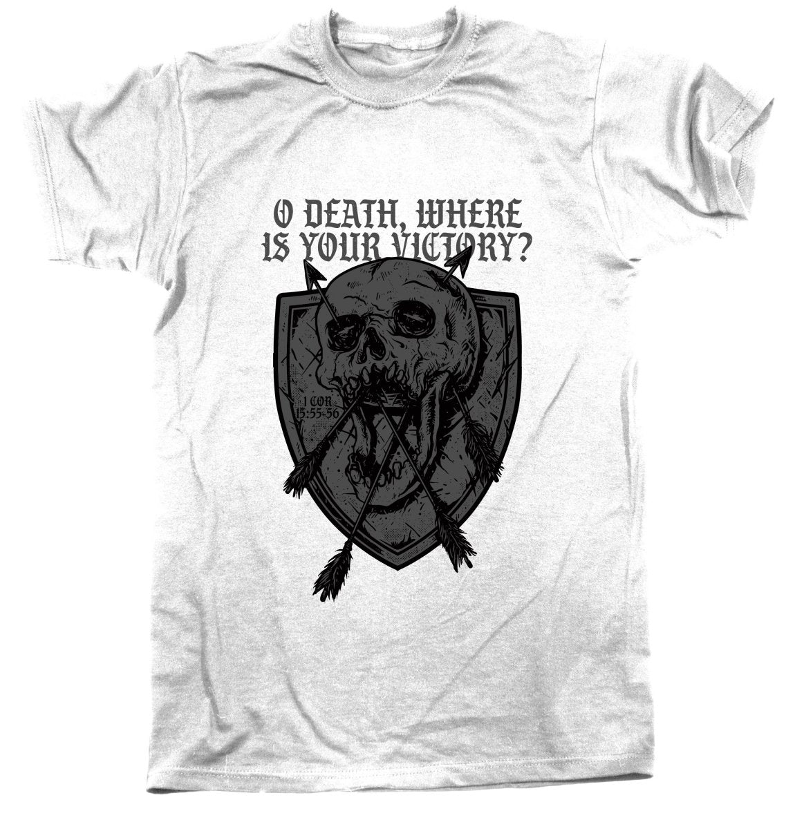 Shirt - O Death - Tee RETIRED* - The Reformed Sage - #reformed# - #reformed_gifts# - #christian_gifts#