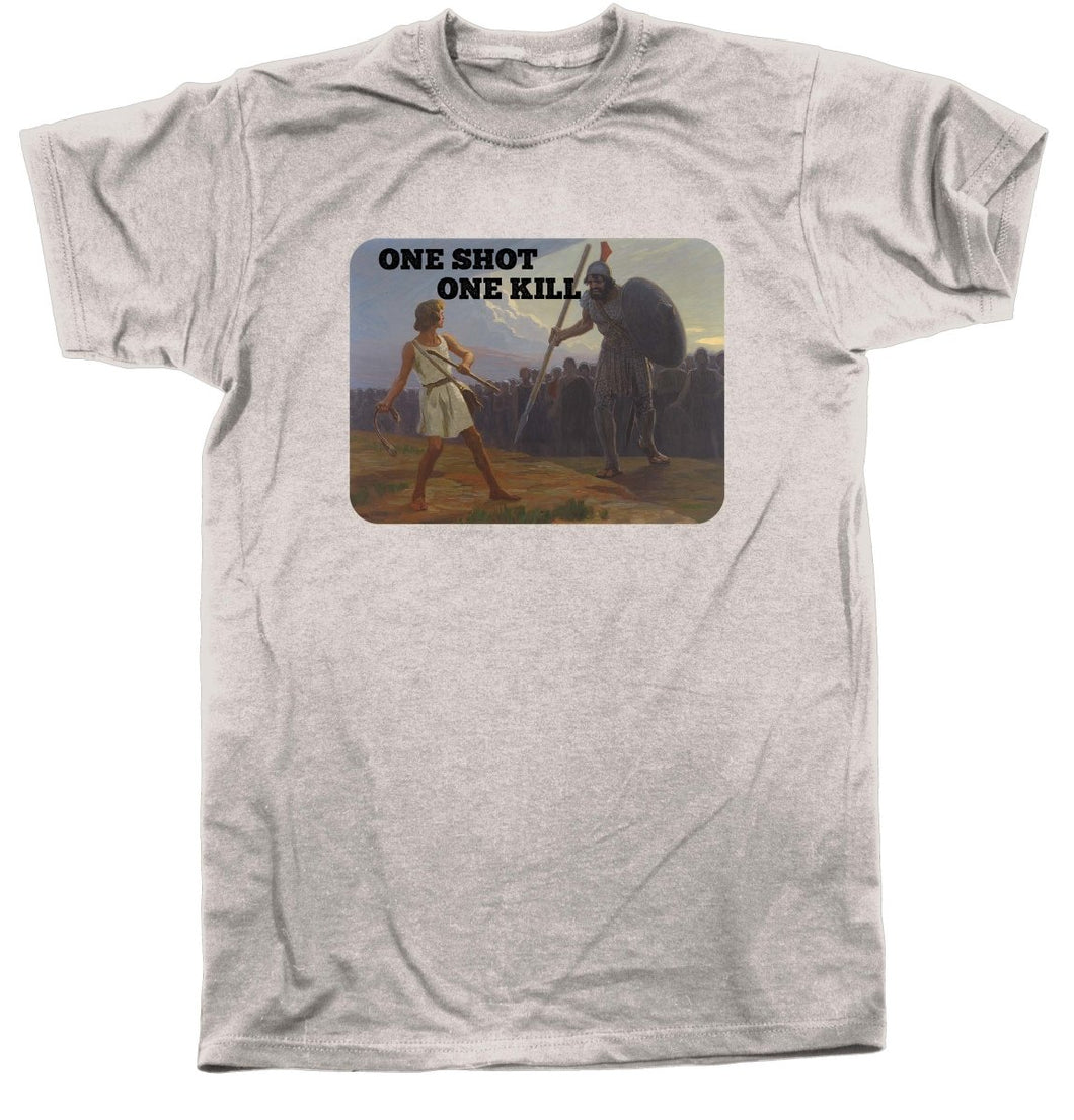 Shirt - One Shot One Kill - Tee - The Reformed Sage - #reformed# - #reformed_gifts# - #christian_gifts#