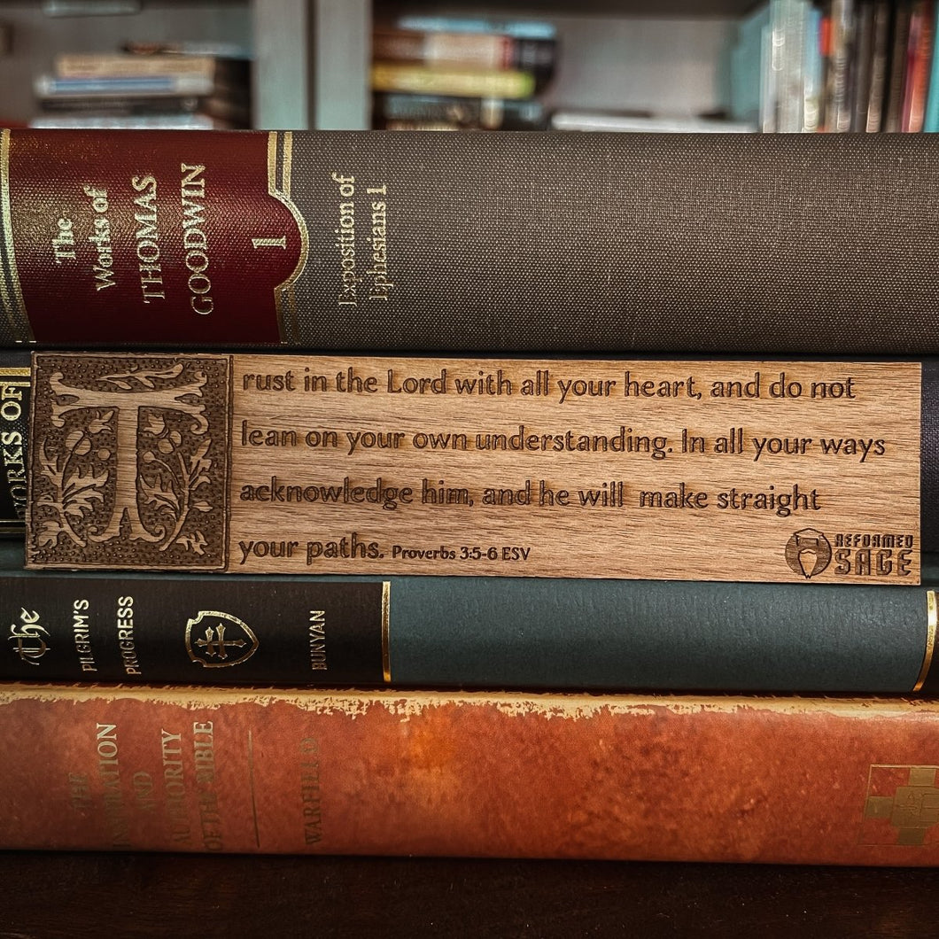 CHRISTIAN BOOKMARKS - Proverbs - Bookmark - The Reformed Sage - #reformed# - #reformed_gifts# - #christian_gifts#