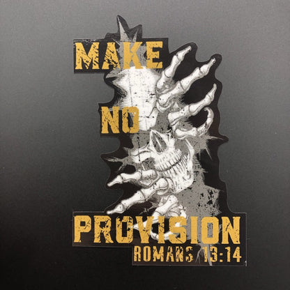 Decal - Provision - Decal - The Reformed Sage - reformed - reformed_gifts - christian_gifts