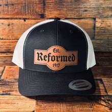Load image into Gallery viewer, Hat - Reformed Est. 1517 - Patch Hat - The Reformed Sage - #reformed# - #reformed_gifts# - #christian_gifts#
