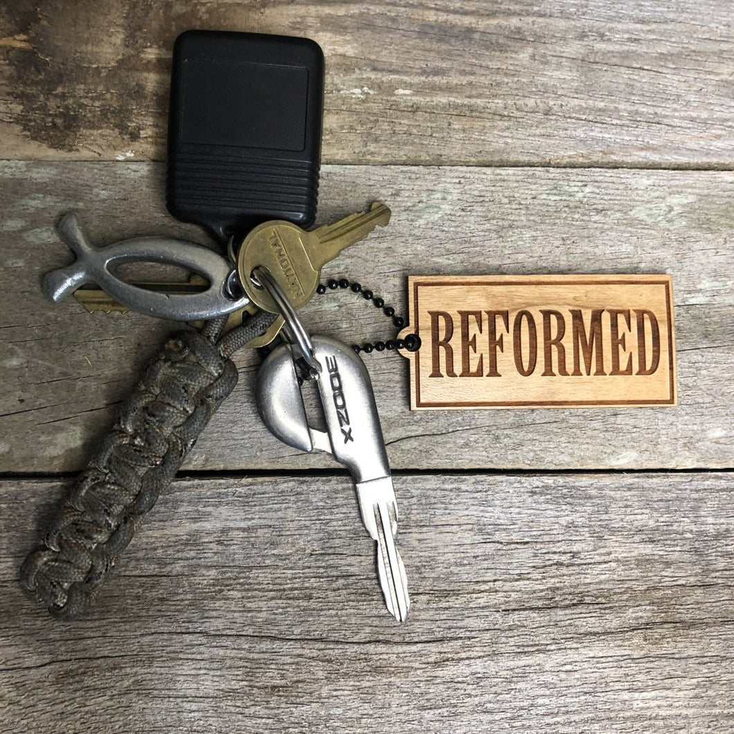 Keyring - REFORMED - Keychain - The Reformed Sage - #reformed# - #reformed_gifts# - #christian_gifts#