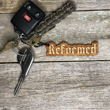Load image into Gallery viewer, Keyring - Reformed - Keychain - The Reformed Sage - #reformed# - #reformed_gifts# - #christian_gifts#
